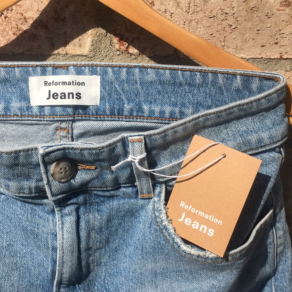 NWT - Reformation Emilia Crop Jean - Size 30